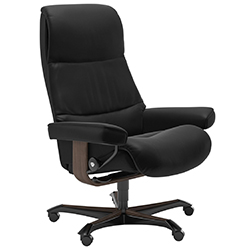 Stressless View Office Desk Chair Wood Accent Base by Ekornes