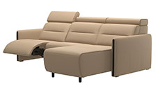 Stressless Emily 3 Seat High Back Sofa with Longseat Sectional by Ekornes