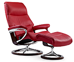 Stressless View Recliner Chair and Ottoman by Ekornes