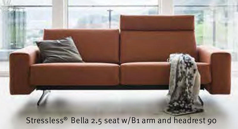 Stressless Bella Leather Sofa Loveseat by Ekornes