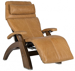 Human Touch PC-610 Omni-Motion Power Perfect Chair Recliner Sycamore Premium Leather