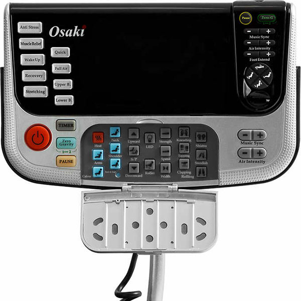 Osaki OS-7200H Pinnacle Executive Zero Gravity Massage Chair Recliner Remote Controller