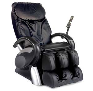 BERKLINE 16020 Feel Good Shiatsu Massage Chair Recliner Black