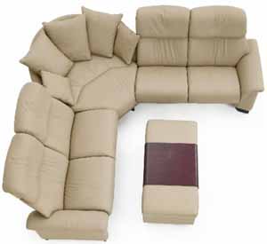 Stressless Paradise High Back Sofa Sectional by Ekornes