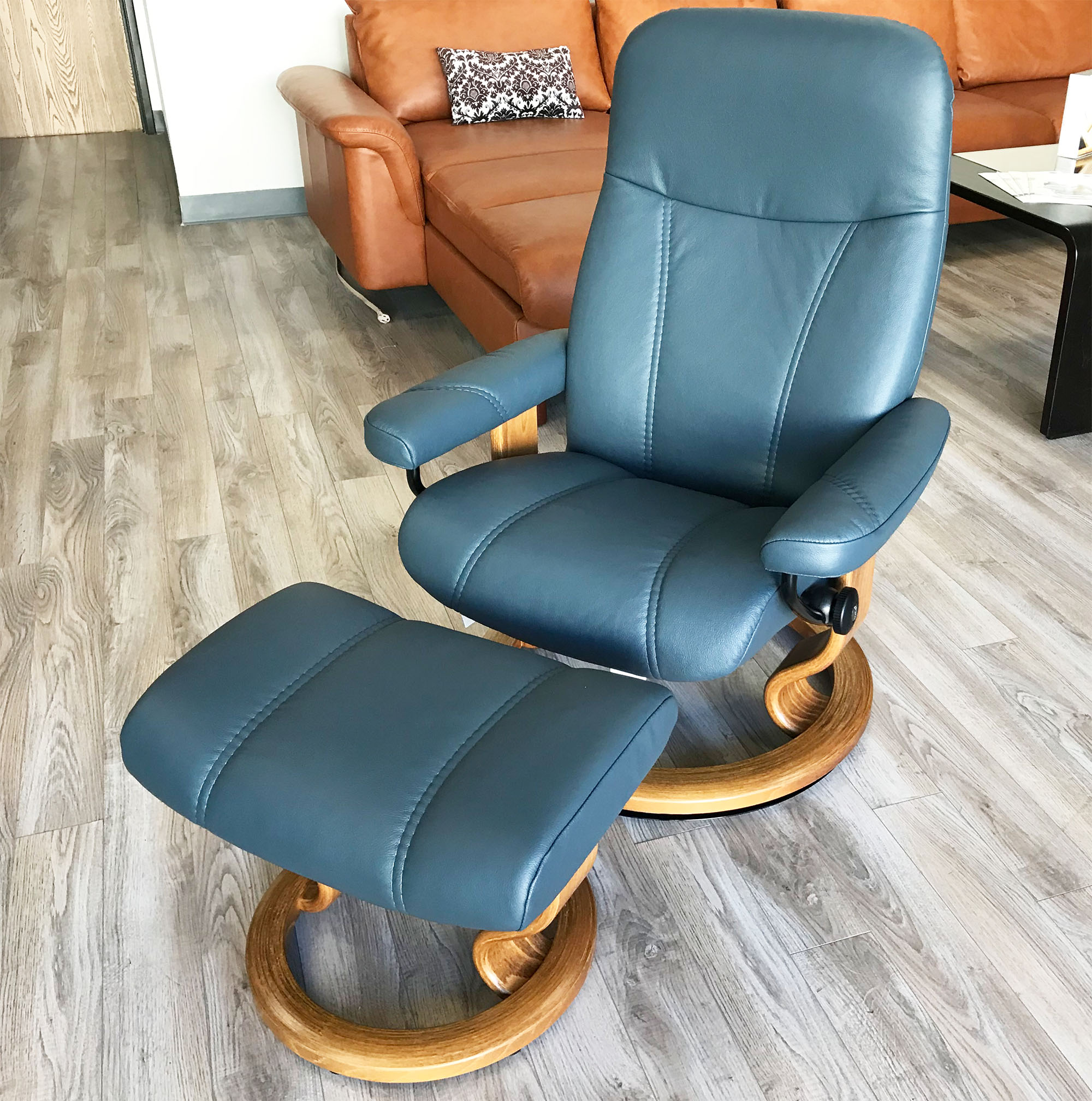 Stressless Consul Recliner Chair And, Stressless Leather Chairs