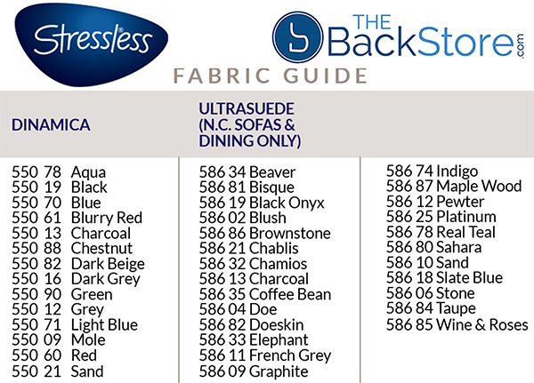Stressless Fabric Colors by Ekornes