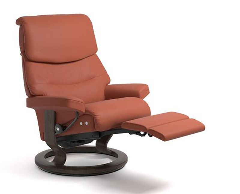 Stressless Capri Power LegComfort Classic Wood Base Recliner Chair by  Ekornes - Stressless Capri Recliner Ergonomic Furniture.