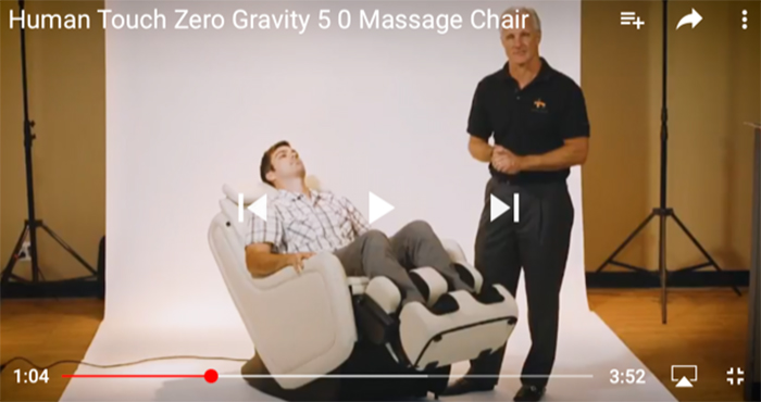 Human Touch ZeroG 5.0 Massage Chair Zero Gravity Recliner