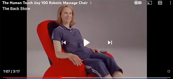 Human Touch iJoy 100 Massage Chair Introduction Video