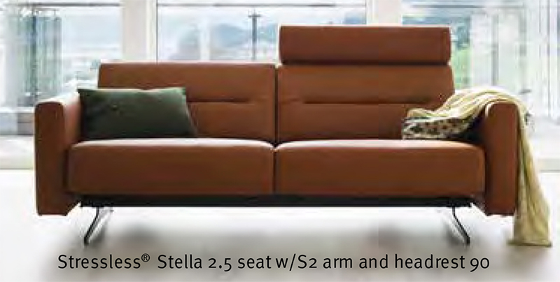 Stressless Stella Leather Sofa Loveseat Chair by Ekornes