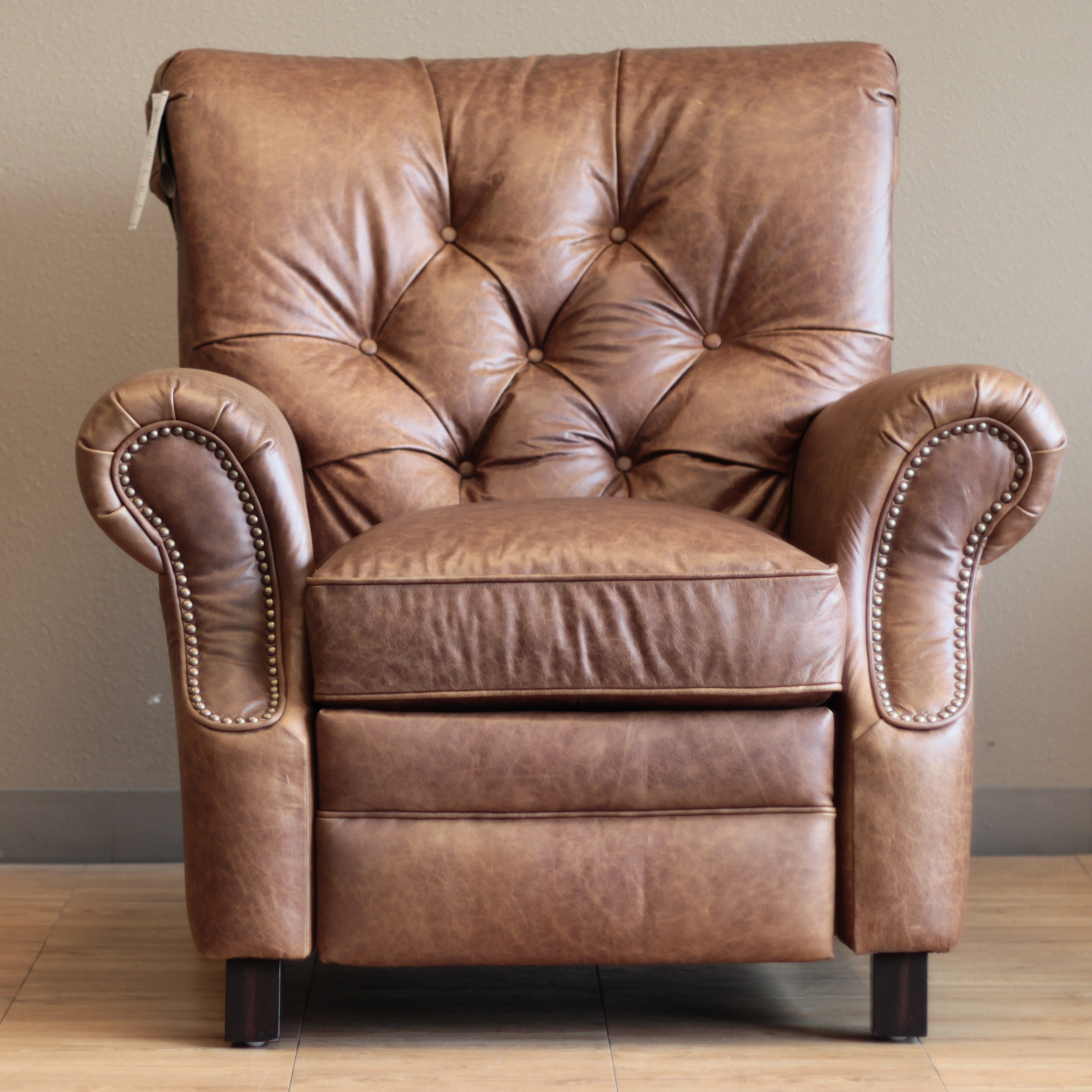 Barcalounger Phoenix Ii Recliner Chair, Genuine Leather Recliner