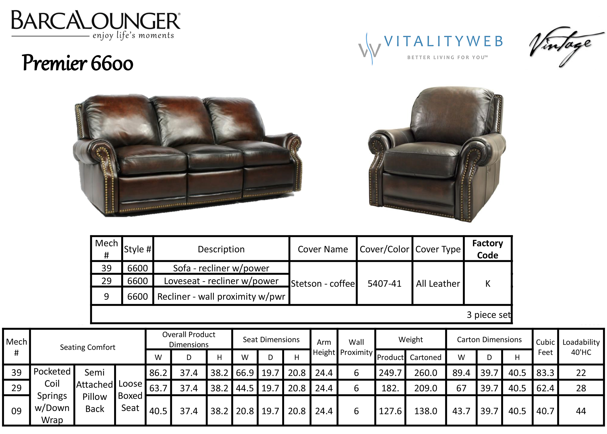 Leather 2 Seat Loveseat Sofa Furniture, Barcalounger Leather Sofa