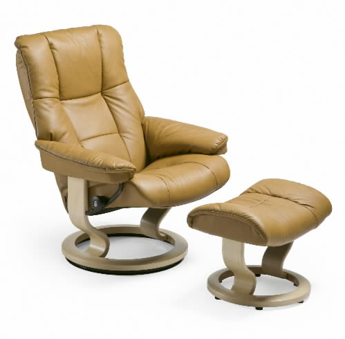 Stressless Paloma Tan 09423 Leather Color Chair from Ekornes