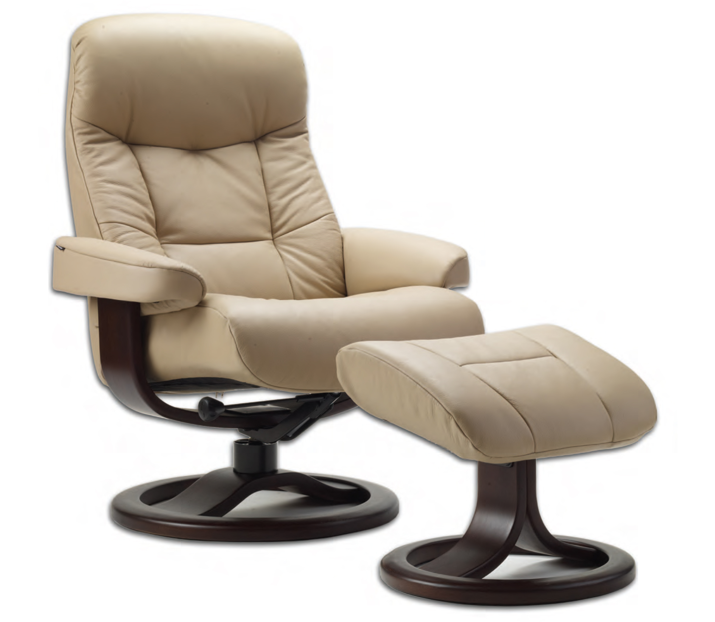 Fjords 215 Muldal Ergonomic Leather Recliner Chair ...
