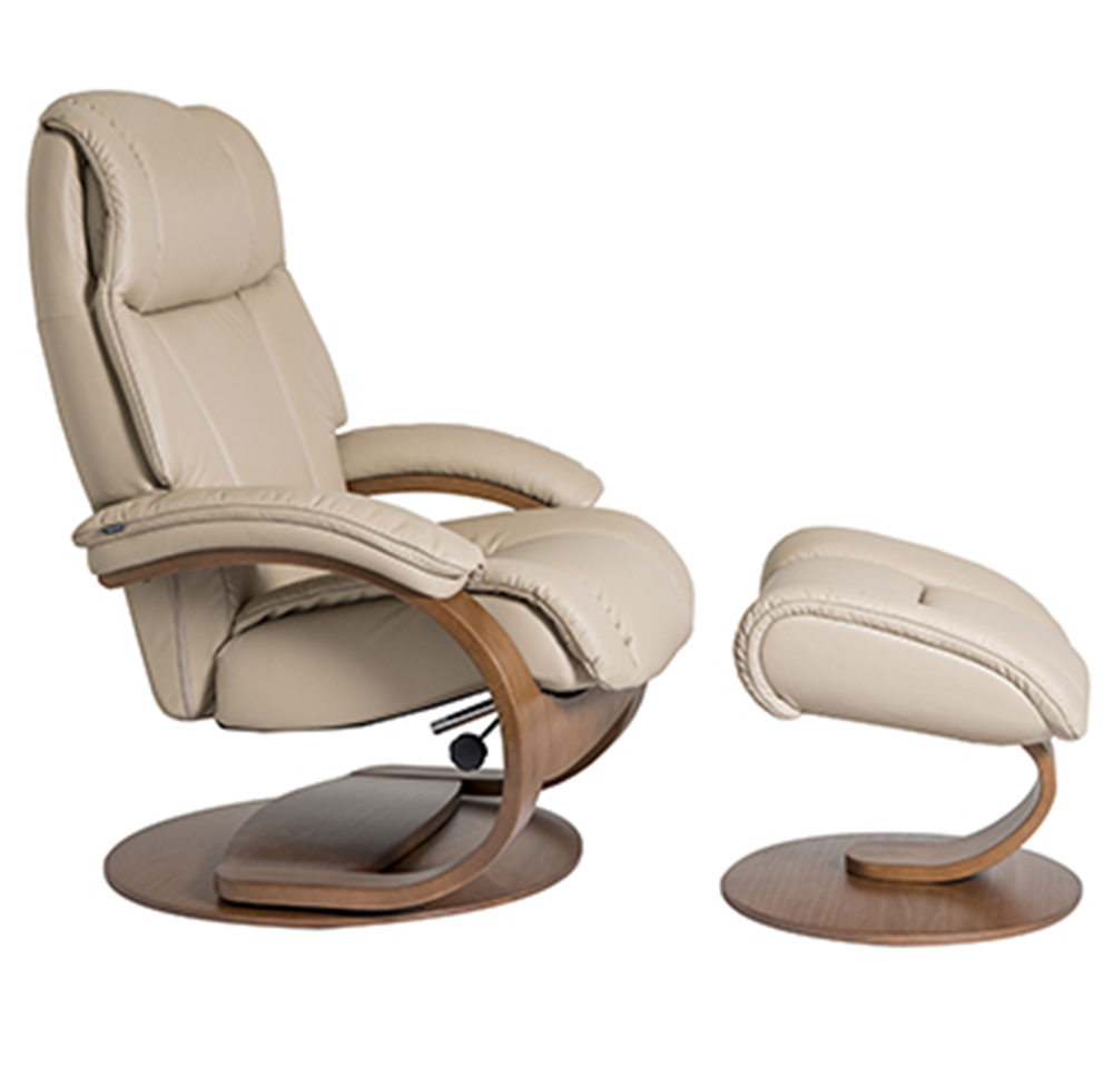 Fjords General Ergonomic Leather, Scandinavian Leather Recliners