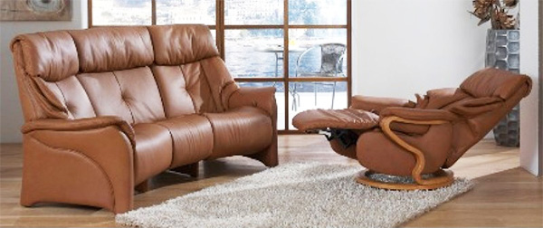 Himolla Chester Leather ZeroStress Integrated Recliner Chair