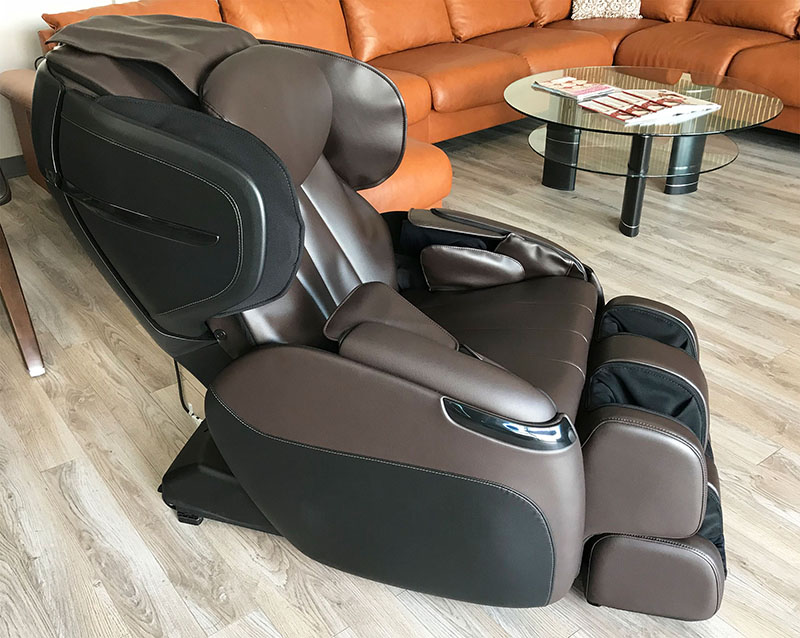 Brown Human Touch Opus 3D Zero Gravity Massage Chair Recliner