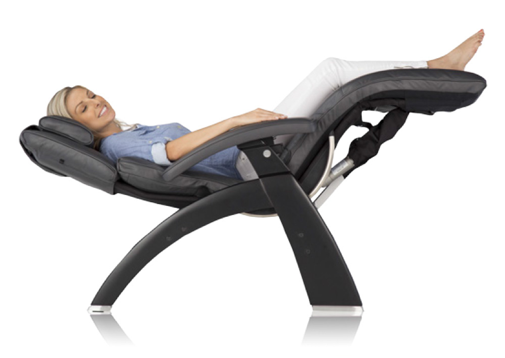 Black Leather PC LIVE PC-610 Human Touch Zero Gravity Perfect Chair