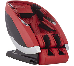 Human Touch Red Super Novo Zero Gravity 3D and 4D Massage Chair Recliner
