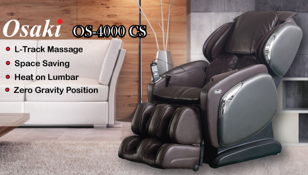 Osaki OS-4000LS L-Track Zero Gravity Massage Chair Recliner