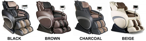 Osaki OS-4000 Executive Zero Gravity Massage Chair Recliner Colors