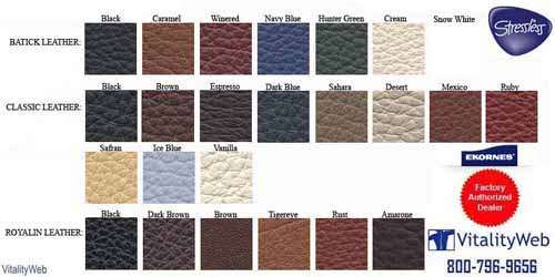 Stressless Cori Brown 09185 Leather Colors