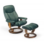 Stressless Recliner Chair and Ottoman by Ekornes