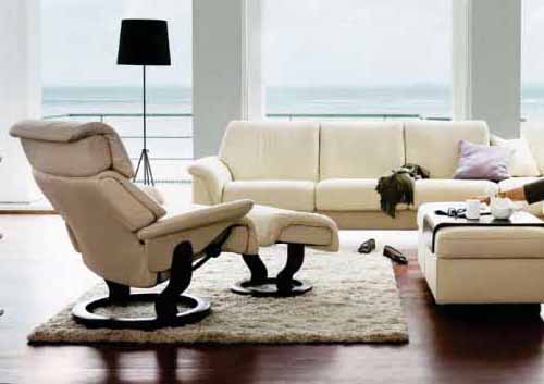 Stressless Dream Leather Ergonomic Recliner Chairs by Ekornes